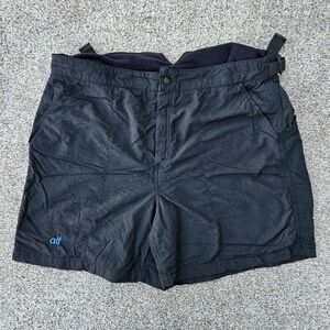 Kuhl Alf Dry Shorts Swim Trunks Hiking Outdoors Camp Nylon Men’s Sz L Vtg Black